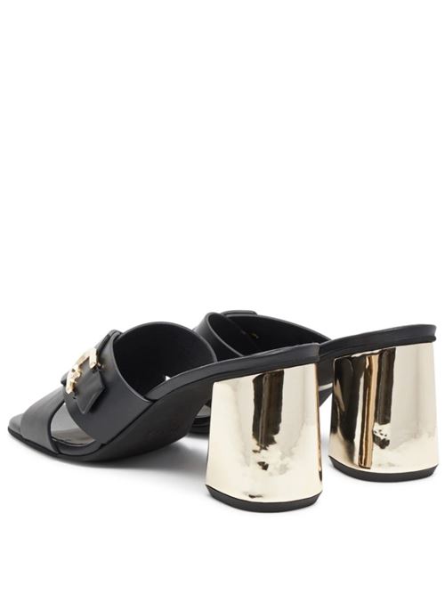 Black gold sandals FURLA | YJ41HIC A.0203.0455S